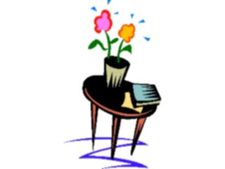 Sticker Custom Preview Image #066097 Furniture Table Flowers2