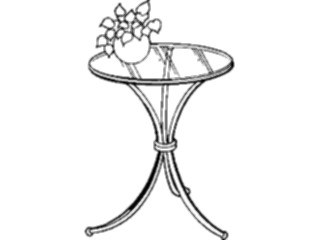 Sticker Custom Preview Image #066103 Furniture Table Plant1