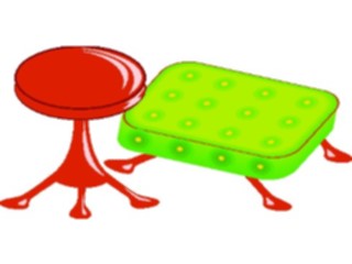 Sticker Custom Preview Image #066107 Furniture Table Stool