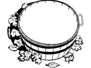 Sticker Custom Preview Image #066134 Gardening Basket Frame