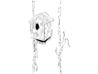 Sticker Custom Preview Image #066136 Gardening Birdhouse1