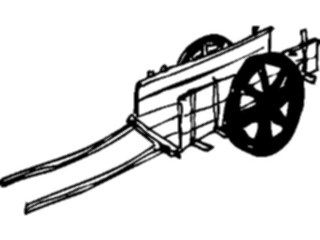 Sticker Custom Preview Image #066151 Gardening Cart