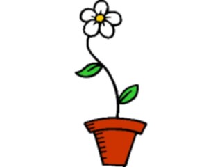 Sticker Custom Preview Image #066173 Gardening Daisyin Pot