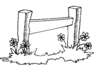 Sticker Custom Preview Image #066181 Gardening Fence3