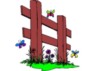 Sticker Custom Preview Image #066186 Gardening Fence8