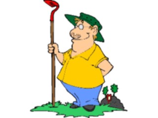 Sticker Custom Preview Image #066263 Gardening Gardener30