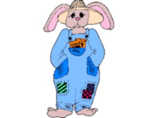 Sticker Custom Preview Image #066295 Gardening Gardener Rabbit