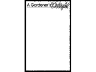 Sticker Custom Preview Image #066301 Gardening Gardeners Delight Frame