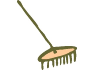Sticker Custom Preview Image #066481 Gardening Rake09