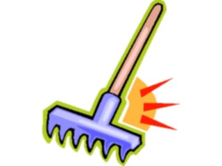 Sticker Custom Preview Image #066483 Gardening Rake11