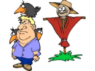 Sticker Custom Preview Image #066509 Gardening Scarecrow6