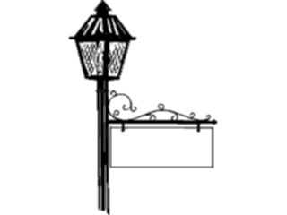 Sticker Custom Preview Image #066555 Gardening Street Lamp08