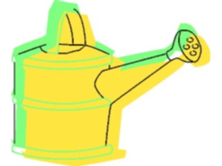 Sticker Custom Preview Image #066632 Gardening Watering Can28