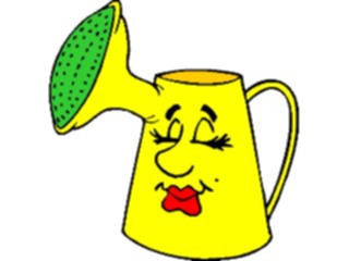 Sticker Custom Preview Image #066636 Gardening Watering Can Sleeping