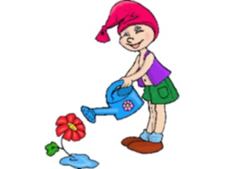 Sticker Custom Preview Image #066638 Gardening Watering Flower2