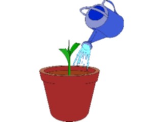 Sticker Custom Preview Image #066648 Gardening Watering Plant1