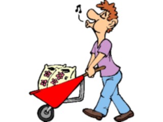 Sticker Custom Preview Image #066668 Gardening Wheelbarrow9