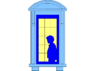 Sticker Custom Preview Image #066740 Government Executive Branch Window Silhouette