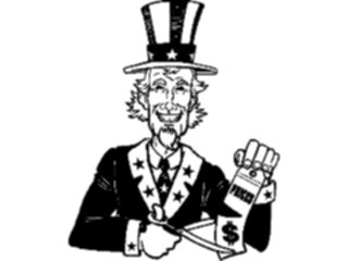 Sticker Custom Preview Image #066800 Government General Uncle Sam Cutting Prices