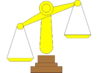 Sticker Custom Preview Image #066818 Government Judicial Branch Balance