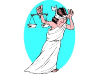 Sticker Custom Preview Image #066820 Government Judicial Branch Blind Justice2