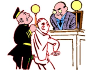 Sticker Custom Preview Image #066831 Government Judicial Branch Courtroom Scene3