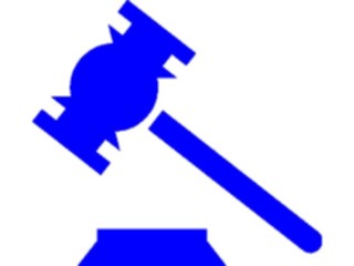 Sticker Custom Preview Image #066835 Government Judicial Branch Gavel01