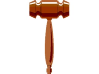 Sticker Custom Preview Image #066837 Government Judicial Branch Gavel03