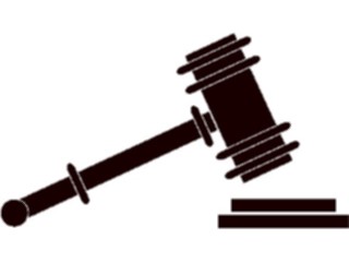 Sticker Custom Preview Image #066838 Government Judicial Branch Gavel04