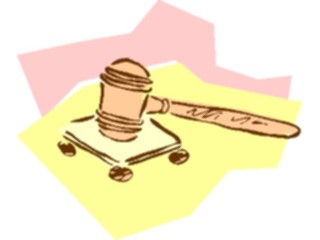 Sticker Custom Preview Image #066841 Government Judicial Branch Gavel07