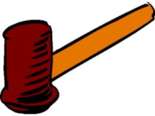 Sticker Custom Preview Image #066848 Government Judicial Branch Gavel14