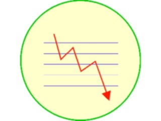 Sticker Custom Preview Image #067087 Graphs Charts Line Graphs Line Graph Down3