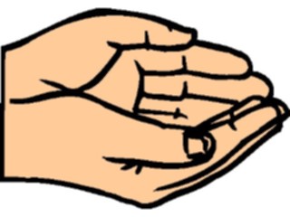 Sticker Custom Preview Image #067195 Hands Hands Alone Cupped01