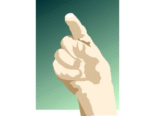 Sticker Custom Preview Image #067210 Hands Hands Alone Finger Pointing004