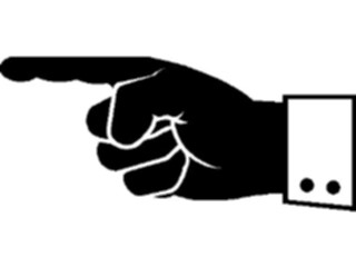 Sticker Custom Preview Image #067213 Hands Hands Alone Finger Pointing007