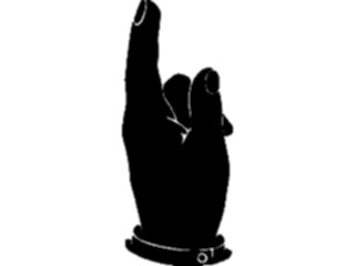 Sticker Custom Preview Image #067261 Hands Hands Alone Finger Pointing055