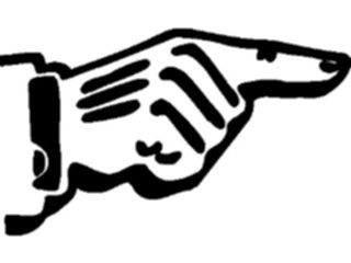 Sticker Custom Preview Image #067277 Hands Hands Alone Finger Pointing071