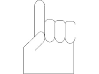 Sticker Custom Preview Image #067285 Hands Hands Alone Finger Pointing079