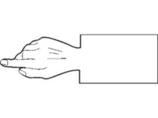 Sticker Custom Preview Image #067293 Hands Hands Alone Finger Pointing087