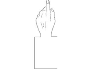 Sticker Custom Preview Image #067296 Hands Hands Alone Finger Pointing090