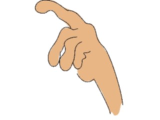 Sticker Custom Preview Image #067325 Hands Hands Alone Finger Pointing119