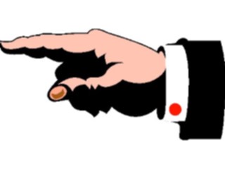 Sticker Custom Preview Image #067331 Hands Hands Alone Finger Pointing125