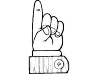 Sticker Custom Preview Image #067347 Hands Hands Alone Finger Pointing141