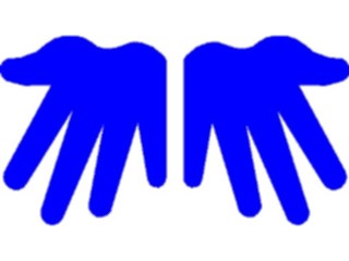 Sticker Custom Preview Image #067464 Hands Hands Alone Open2