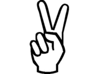 Sticker Custom Preview Image #067475 Hands Hands Alone Peace Symbol02