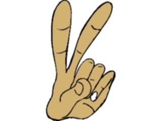 Sticker Custom Preview Image #067477 Hands Hands Alone Peace Symbol04