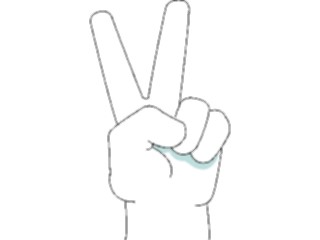 Sticker Custom Preview Image #067478 Hands Hands Alone Peace Symbol05