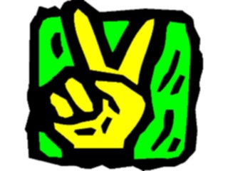 Sticker Custom Preview Image #067480 Hands Hands Alone Peace Symbol07