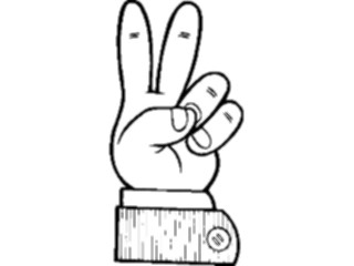 Sticker Custom Preview Image #067483 Hands Hands Alone Peace Symbol10