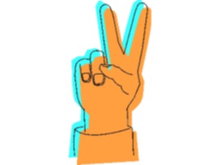 Sticker Custom Preview Image #067484 Hands Hands Alone Peace Symbol11